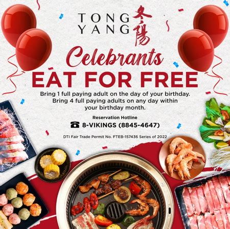 buffet with birthday promo 2023|Birthday Promo: Eat For Free! Restaurants With An Going Birthday Promo.